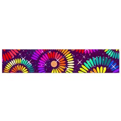 Abstract Background Spiral Colorful Small Flano Scarf