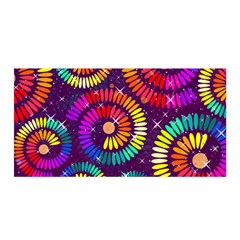 Abstract Background Spiral Colorful Satin Wrap by Bajindul