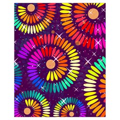 Abstract Background Spiral Colorful Drawstring Bag (small) by Bajindul