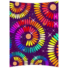 Abstract Background Spiral Colorful Back Support Cushion by Bajindul