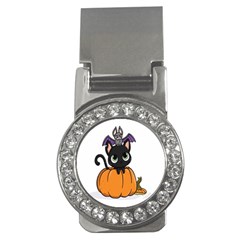 Halloween Cute Cat Money Clips (cz)  by Bajindul