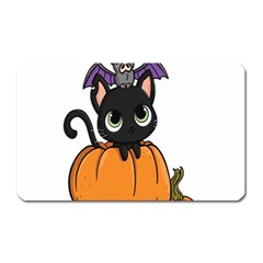 Halloween Cute Cat Magnet (rectangular)