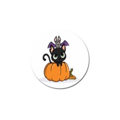 Halloween Cute Cat Golf Ball Marker (4 Pack) by Bajindul