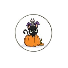 Halloween Cute Cat Hat Clip Ball Marker (4 Pack) by Bajindul