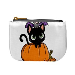 Halloween Cute Cat Mini Coin Purse by Bajindul