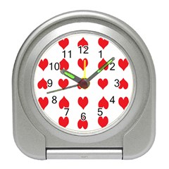 Heart Red Love Valentines Day Travel Alarm Clock