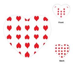 Heart Red Love Valentines Day Playing Cards (heart) by Bajindul