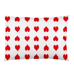 Heart Red Love Valentines Day Pillow Case by Bajindul