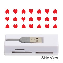 Heart Red Love Valentines Day Memory Card Reader (stick) by Bajindul