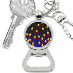 Flower Buds Floral Night Bottle Opener Key Chain by Bajindul