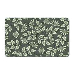 Flowers Pattern Spring Nature Magnet (rectangular)