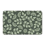 Flowers Pattern Spring Nature Magnet (Rectangular) Front