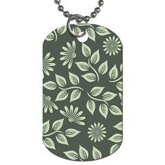 Flowers Pattern Spring Nature Dog Tag (one Side) by Bajindul