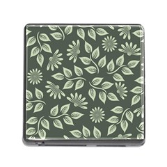 Flowers Pattern Spring Nature Memory Card Reader (square 5 Slot) by Bajindul