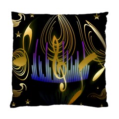 Background Level Clef Note Music Standard Cushion Case (two Sides)