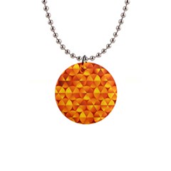 Background Triangle Circle Abstract 1  Button Necklace by Bajindul