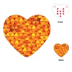 Background Triangle Circle Abstract Playing Cards (Heart) Front