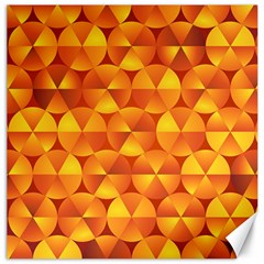 Background Triangle Circle Abstract Canvas 16  X 16  by Bajindul