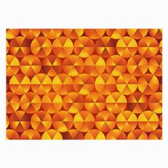 Background Triangle Circle Abstract Large Glasses Cloth (2 Sides) by Bajindul