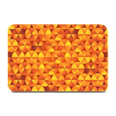 Background Triangle Circle Abstract Plate Mats by Bajindul