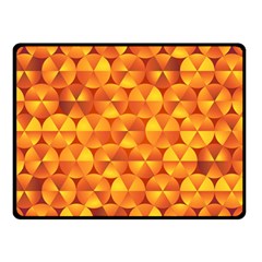 Background Triangle Circle Abstract Double Sided Fleece Blanket (small)  by Bajindul