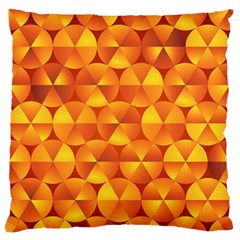 Background Triangle Circle Abstract Standard Flano Cushion Case (one Side) by Bajindul