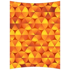 Background Triangle Circle Abstract Back Support Cushion by Bajindul