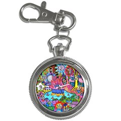 Pond Abstract  Key Chain Watches by okhismakingart