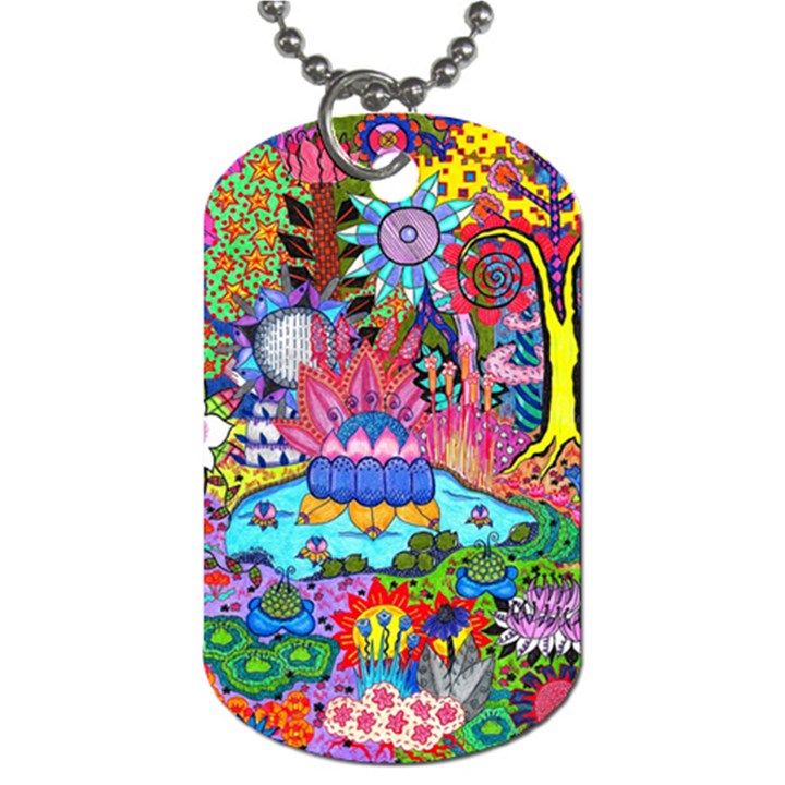 Pond Abstract  Dog Tag (One Side)