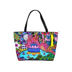 Pond Abstract  Classic Shoulder Handbag by okhismakingart