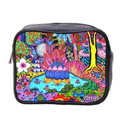 Pond Abstract  Mini Toiletries Bag (two Sides) by okhismakingart