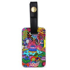 Pond Abstract  Luggage Tag (one Side) by okhismakingart