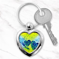 Heart Emotions Love Blue Key Chain (heart) by Bajindul