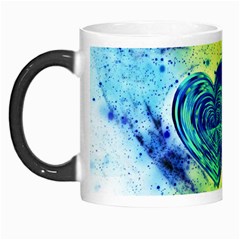 Heart Emotions Love Blue Morph Mugs by Bajindul