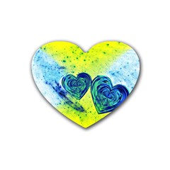 Heart Emotions Love Blue Heart Coaster (4 Pack)  by Bajindul