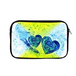 Heart Emotions Love Blue Apple MacBook Pro 13  Zipper Case Front