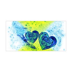 Heart Emotions Love Blue Yoga Headband by Bajindul