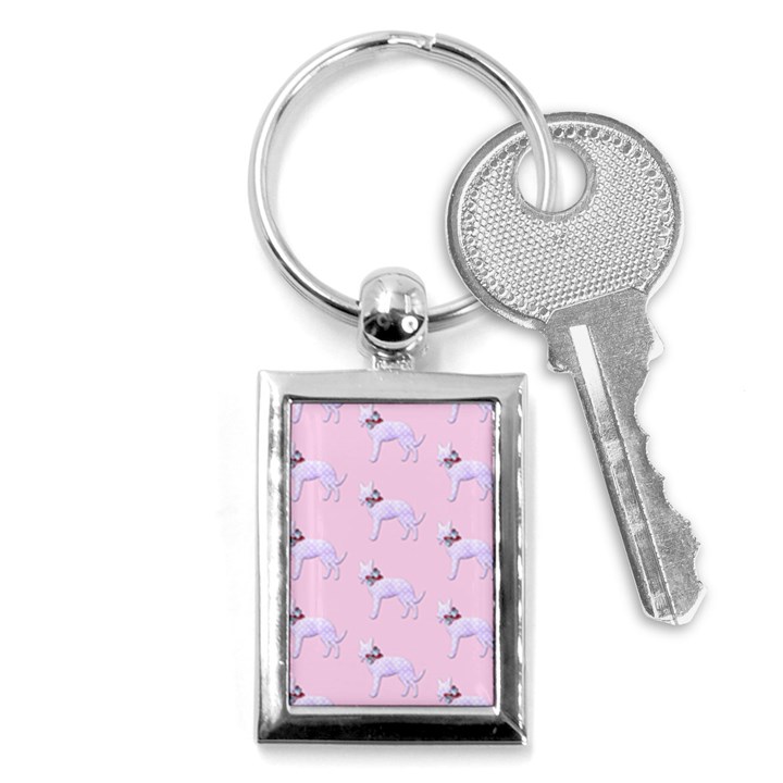 Dogs Pets Animation Animal Cute Key Chain (Rectangle)