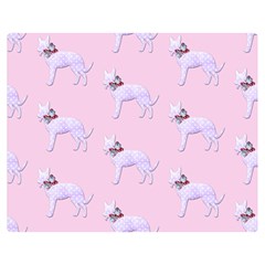 Dogs Pets Animation Animal Cute Double Sided Flano Blanket (medium)  by Bajindul