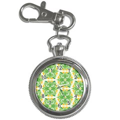 Green Pattern Retro Wallpaper Key Chain Watches by Bajindul