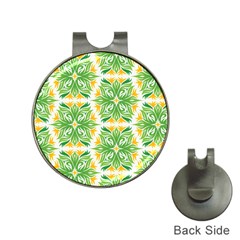 Green Pattern Retro Wallpaper Hat Clips With Golf Markers by Bajindul