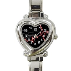 Music Wallpaper Heartbeat Melody Heart Italian Charm Watch by Bajindul