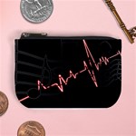 Music Wallpaper Heartbeat Melody Mini Coin Purse Front