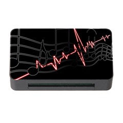 Music Wallpaper Heartbeat Melody Memory Card Reader With Cf by Bajindul