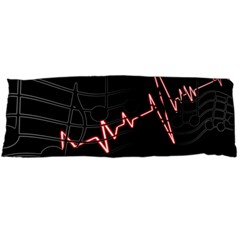 Music Wallpaper Heartbeat Melody Body Pillow Case (dakimakura) by Bajindul