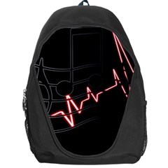 Music Wallpaper Heartbeat Melody Backpack Bag by Bajindul