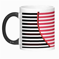 Heart Stripes Symbol Striped Morph Mugs by Bajindul