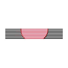 Heart Stripes Symbol Striped Flano Scarf (mini) by Bajindul