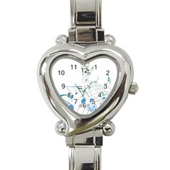 Music Notes Heart Italian Charm Watch