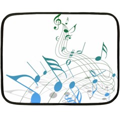 Music Notes Fleece Blanket (mini)